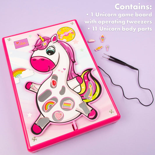 Abeec Unicorn Operation - Kids Board Game - Unicorn Toy - Remove Body Parts Or Face The Buzzer - Board Game For Girls