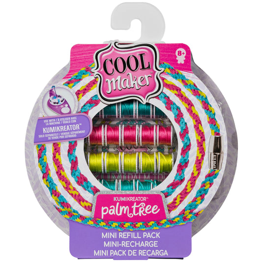 Cool Maker, KumiKreator Gem Mini Fashion Pack Refill, Friendship Bracelet Activity Kit