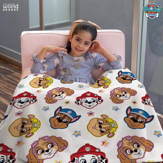 Character World Paw Patrol Official Fleece Blanket|Pupster Design Super Soft Warm Throw | Brands | Perfect For Any Children's Bedroom, Camping & Sleepovers