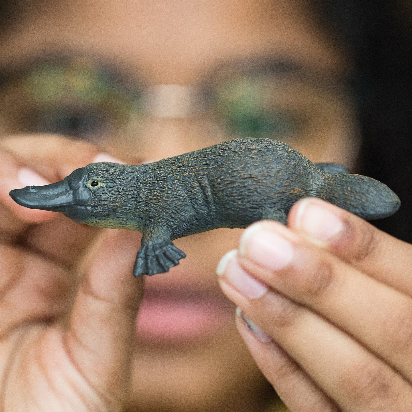 SCHLEICH 14840 Platypus Wild Life Toy Figurine for children aged 3-8 Years