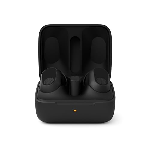 Sony INZONE Buds true wireless gaming earbuds in black with 360 spatial sound, active noise cancelling, lightweight design, and AI microphone.