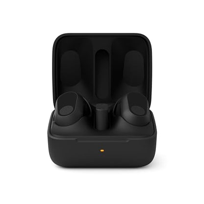 Sony INZONE Buds true wireless gaming earbuds in black with 360 spatial sound, active noise cancelling, lightweight design, and AI microphone.