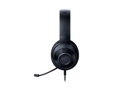 Razer Kraken X Lite - Wired Ultralight PC Gaming Headset - Surround Sound bendable cardioid microphone (230g light, 3.5 jack for PS4, PS5, Switch, Xbox One, Xbox Series X|S) Black