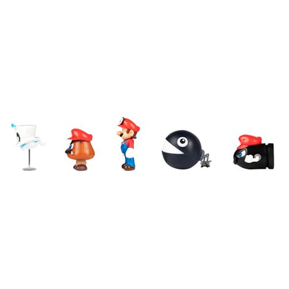 Super Mario Nintendo Odyssey action figures multi-pack with poseable 2.5-inch collectible toys for kids and collectors.
