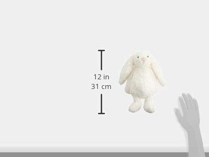 Cream Bashful Bunny plush toy by Jellycat in medium size, featuring soft fur and floppy ears.