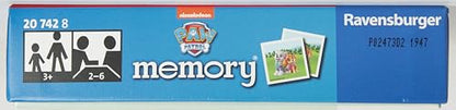 Ravensburger Paw Patrol Toys - Mini Memory Game - Matching Picture Snap Pairs Game For Kids Age 3 Years and Up