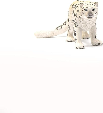 SCHLEICH 14838 Snow Leopard Wild Life Toy Figurine for children aged 3-8 Years