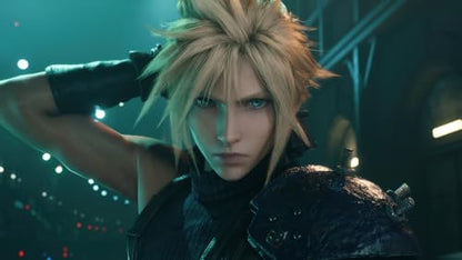 Bandai Namco Final Fantasy VII Remake Intergrade game box with artwork and logo on the front.