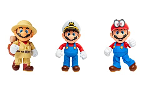 Super Mario Super Mario Odyssey multi-pack featuring multiple game cartridges and colorful packaging for Nintendo Switch.