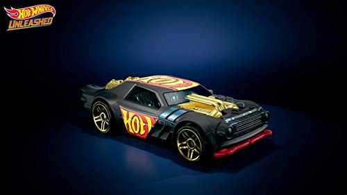 Hot Wheels Unleashed racing game for PlayStation 5 by Deep Silver, featuring colorful car and track gameplay visuals.