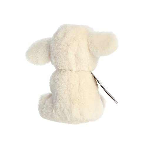 Aurora, 23367, ebba Baby Eco Laurin Lamb Rattle, 6In, Recycled Soft Toy, White