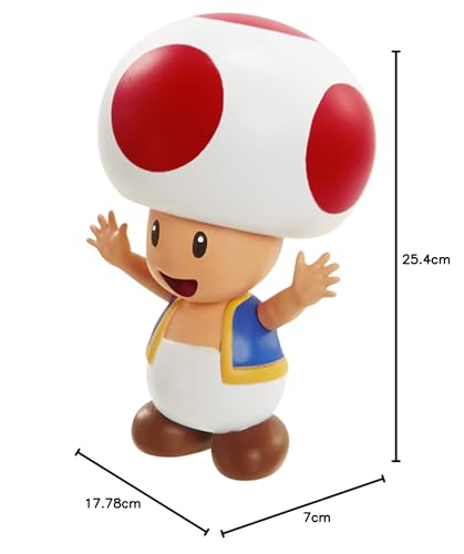 World of Nintendo Super Mario Acorn Plains 2.5-inch figure diorama set featuring three characters from the Nintendo Super Mario series.