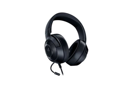 Razer Kraken X Lite - Wired Ultralight PC Gaming Headset - Surround Sound bendable cardioid microphone (230g light, 3.5 jack for PS4, PS5, Switch, Xbox One, Xbox Series X|S) Black