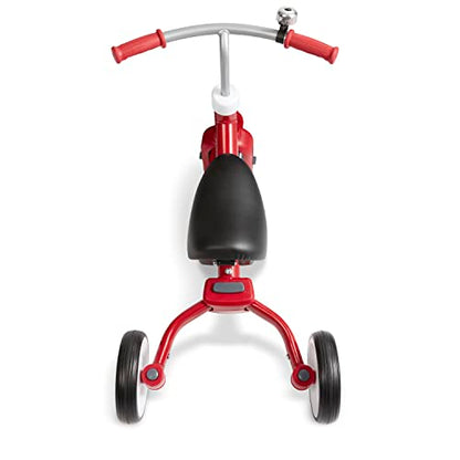 Radio Flyer Triple Play Trike, Red Toddler Tricycle, Balance Bike, and Ride On For 1-3 Years