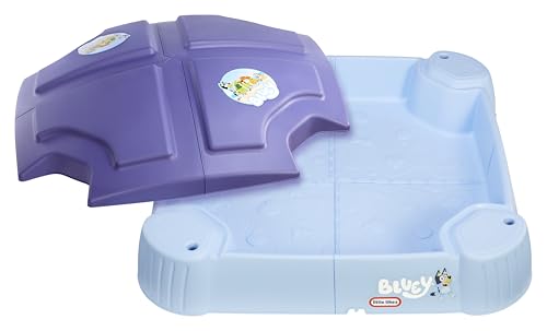 little tikes Bluey Beach Day Sandbox - Comes with 6 Accessories, Bluey Active Play, for Boys and Girls Ages 1-6 Years