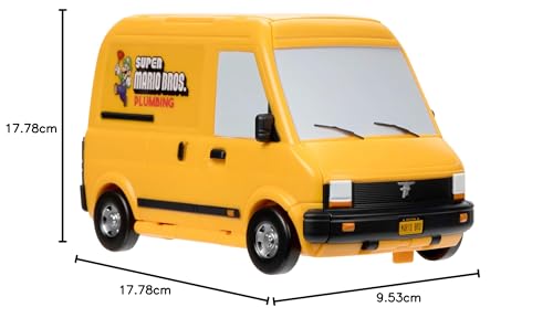 Super Mario Bros Movie Van Playset by Jakks Pacific featuring Mario figure, warp pipe, transforming vehicle, and movie scene accessories.