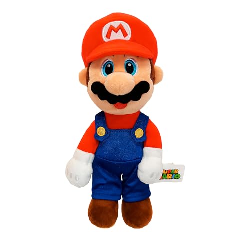 Simba 109231533 Super Mario Poseable, 25 cm Plush Figure, Arms and Legs Movable, Nintendo from 3 Years