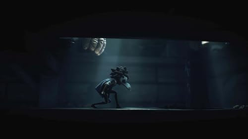 Nintendo Switch game card for Little Nightmares III by Bandai Namco, featuring dark, eerie artwork on the game case.