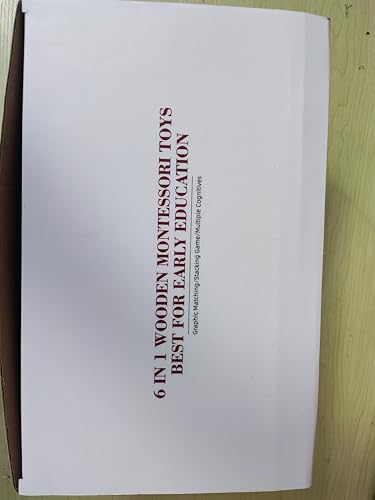 Baby Toys for 6 to 12 Months, Montessori Toys for Babies 6 Months -3 Year Old, 6 in 1 Wooden Sorting and Stacking Blocks Activity Cube Sensory Toy, Learning Baby Toys Gift for 6 7 8 9 12 Months