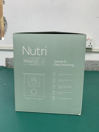 Momcozy Nutri Bottle Warmer, 9-in-1 Baby Bottle Warmer with Night Light, Accurate Temperature Control, receives nutrients in Breast Milk, for All Bottles with Breast Milk or Formula