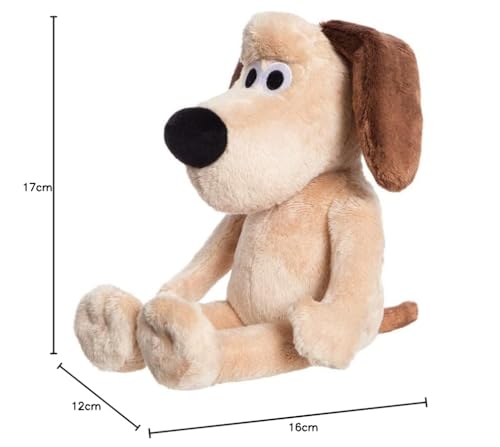 AURORA, 61439, Wallace, Gromit Dog Soft Toy, Brown,Medium