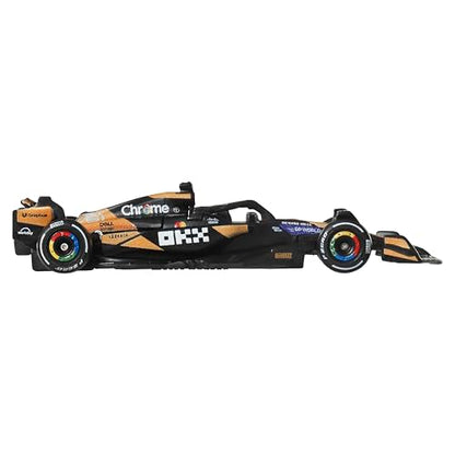 Hot Wheels 1:64 Scale Premium Die-Cast Formula 1 Collectible Toy Race Car with Real Riders Tires & Metal/Metal Body & Chassis (Styles May Vary), JBM11
