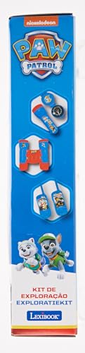 LEXIBOOK, Paw Patrol, Adventurer Set for Children, Walkie-Talkies 120m, Binoculars, Compass, Torchlight, Blue/Red, RPTW12PA