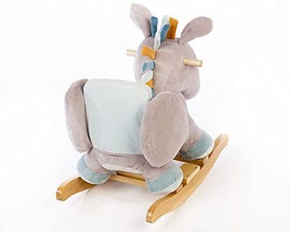 Nattou Rocking Animal for Children, Tim The Horse, 10-36 Months, 63 x 33 x 46 cm, Beige, 498135