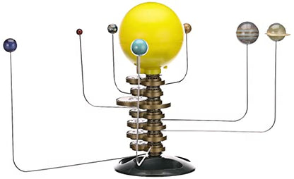 Buki France Buki Solar System for Kids, 2-in-1 space toy with light-up rotating sun, planets, and eclipse torch STEM science kit