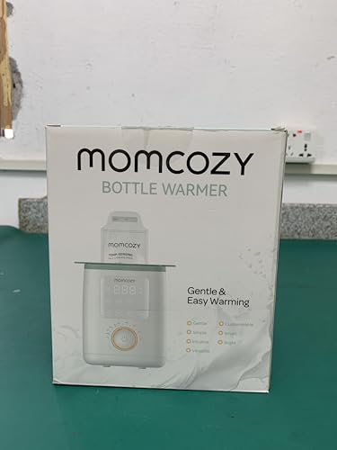 Momcozy Nutri Bottle Warmer, 9-in-1 Baby Bottle Warmer with Night Light, Accurate Temperature Control, receives nutrients in Breast Milk, for All Bottles with Breast Milk or Formula