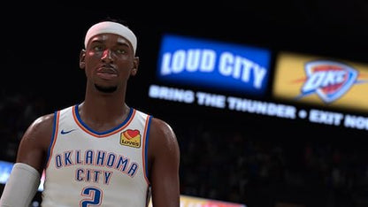 Cover art of NBA 2K25 PS5 Standard Edition video game by 2K, featuring basketball players on the game case.