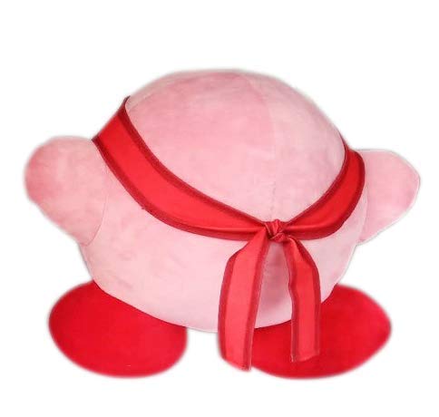 Kirby 12-inch Mega Plush fighter pillow plush by Just Toys LLC featuring soft, jumbo Kirby plush character for kids and collectors