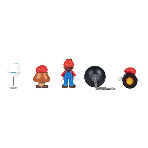 Super Mario Nintendo Odyssey action figures multi-pack with poseable 2.5-inch collectible toys for kids and collectors.