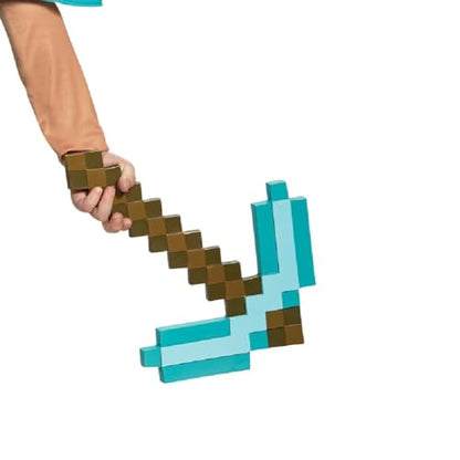 Disguise Minecraft Diamond Pickaxe Accessory,XL