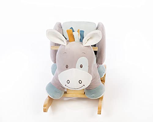 Nattou Rocking Animal for Children, Tim The Horse, 10-36 Months, 63 x 33 x 46 cm, Beige, 498135