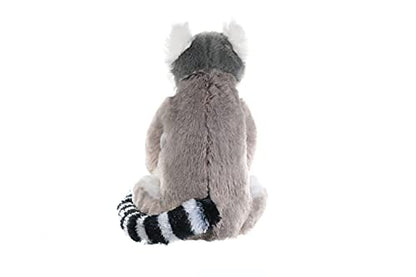 Wild Republic Ring Tailed Lemur Plush Soft Toy, Cuddlekins Cuddly Toys, Gifts for Kids 30 cm