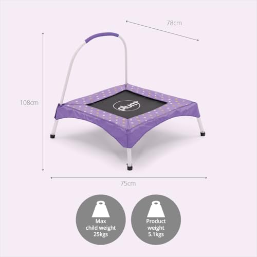 Plum My First Bouncer Children's Trampoline with Balance Handle, Junior