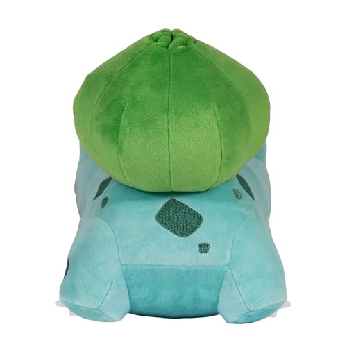 12-inch Bulbasaur plush toy by Pokémon, ultra-soft and adorable, perfect for play or display with vibrant colors and details.