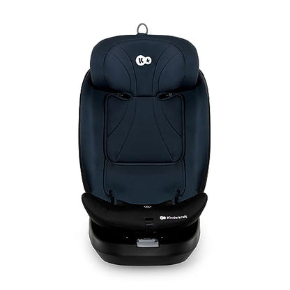 Kinderkraft I-Grow Child Car Seat, I-Size 40-150 cm, 360 Degree Rotation, Isofix, Base Station, RWF and FWF, Special Safety Systems, Easy to Clean, from Birth Group 0/1/2/3 0-36 kg, Black