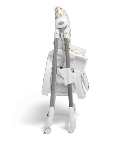 Mamas & Papas Snax, Adjustable Highchair, Reclines, Foldable, Removable Tray, Jungle Alphabet