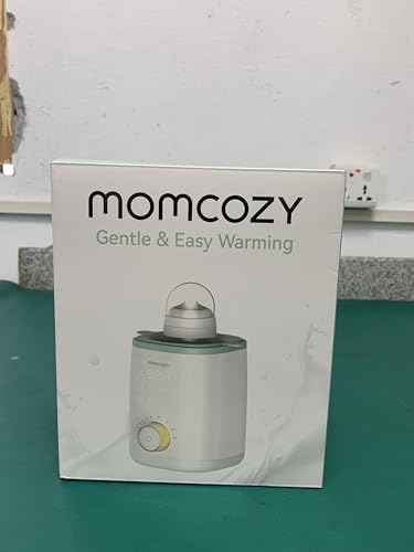 Momcozy Nutri Bottle Warmer, 9-in-1 Baby Bottle Warmer with Night Light, Accurate Temperature Control, receives nutrients in Breast Milk, for All Bottles with Breast Milk or Formula