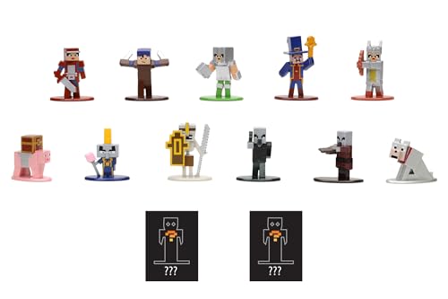 MINECRAFT NANOFIGS BLIND BAG ASSORTMENT of 1.65 inch Die Cast action figure characters to collect play and display. Perfect for gift and collector, pocket money friendly and ideal for party favours