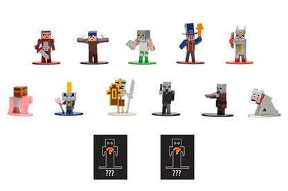 MINECRAFT NANOFIGS BLIND BAG ASSORTMENT of 1.65 inch Die Cast action figure characters to collect play and display. Perfect for gift and collector, pocket money friendly and ideal for party favours