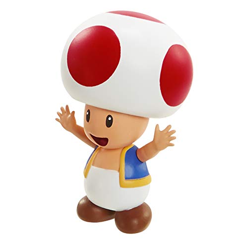 World of Nintendo Super Mario Acorn Plains 2.5-inch figure diorama set with three figures from the Acorn Plains level.