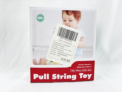 Montessori Toys for 1 Year Old- KETIEE Sensory Toys for Babies 12-18 Months, Pull String Activity Toy Travel Toys Early Development Toys Fine Motor Skills Toys Gift for Babies 18M+