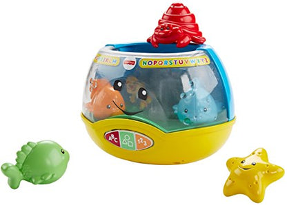 Fisher-Price Laugh & Learn Magical Lights Fishbowl toy for babies with colorful lights and engaging learning content for infants 6+ months