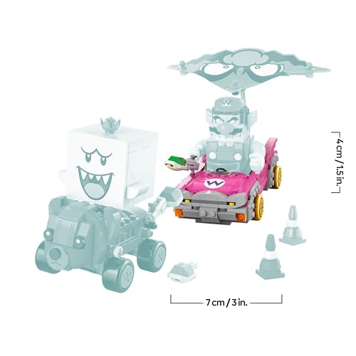 LEGO Super Mario Wario & King Boo interactive toy set with 2 cars and figures, ideal for play and display.