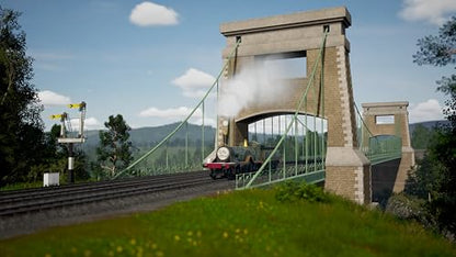 Thomas and Friends Wonders of Sodor Deluxe Edition for PS5 showing colorful game cover art with Thomas the Tank Engine and vibrant graphics.