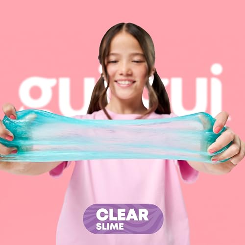 Gui Gui twin pack bundle with two scented slime textures, clear and glossy, designed to level up your slime experience.