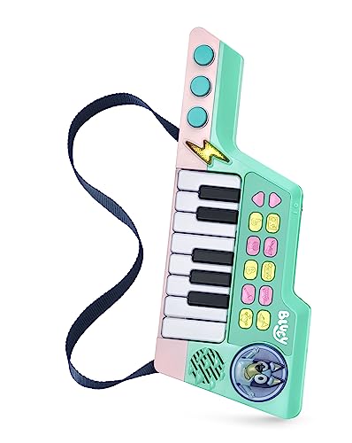 VTech Bluey Keytar, Official Bluey Toy with 5 Instrument Sounds, Phrases, Sound Effects & Melodies, Interactive Musical Toy for Kids 3, 4, 5+ Years, English Version